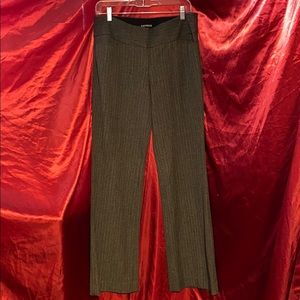 Express Black & Gray Stripe Dress Pants